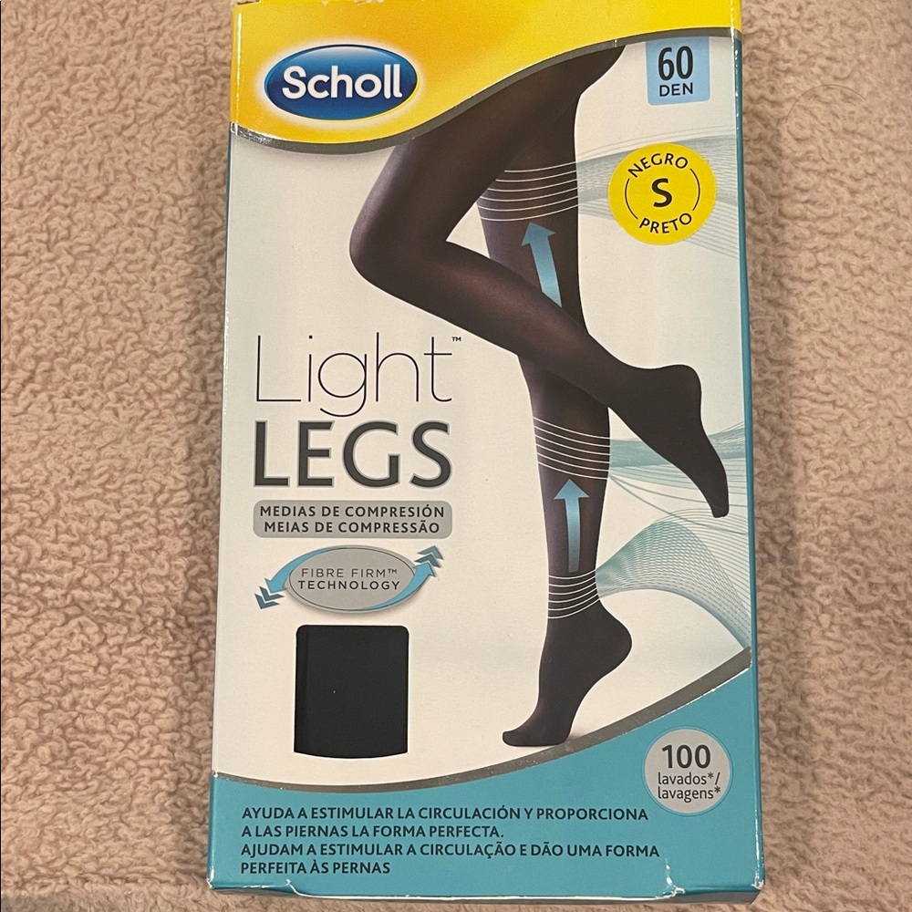 Black Compression Tights for women size S 60 DEN